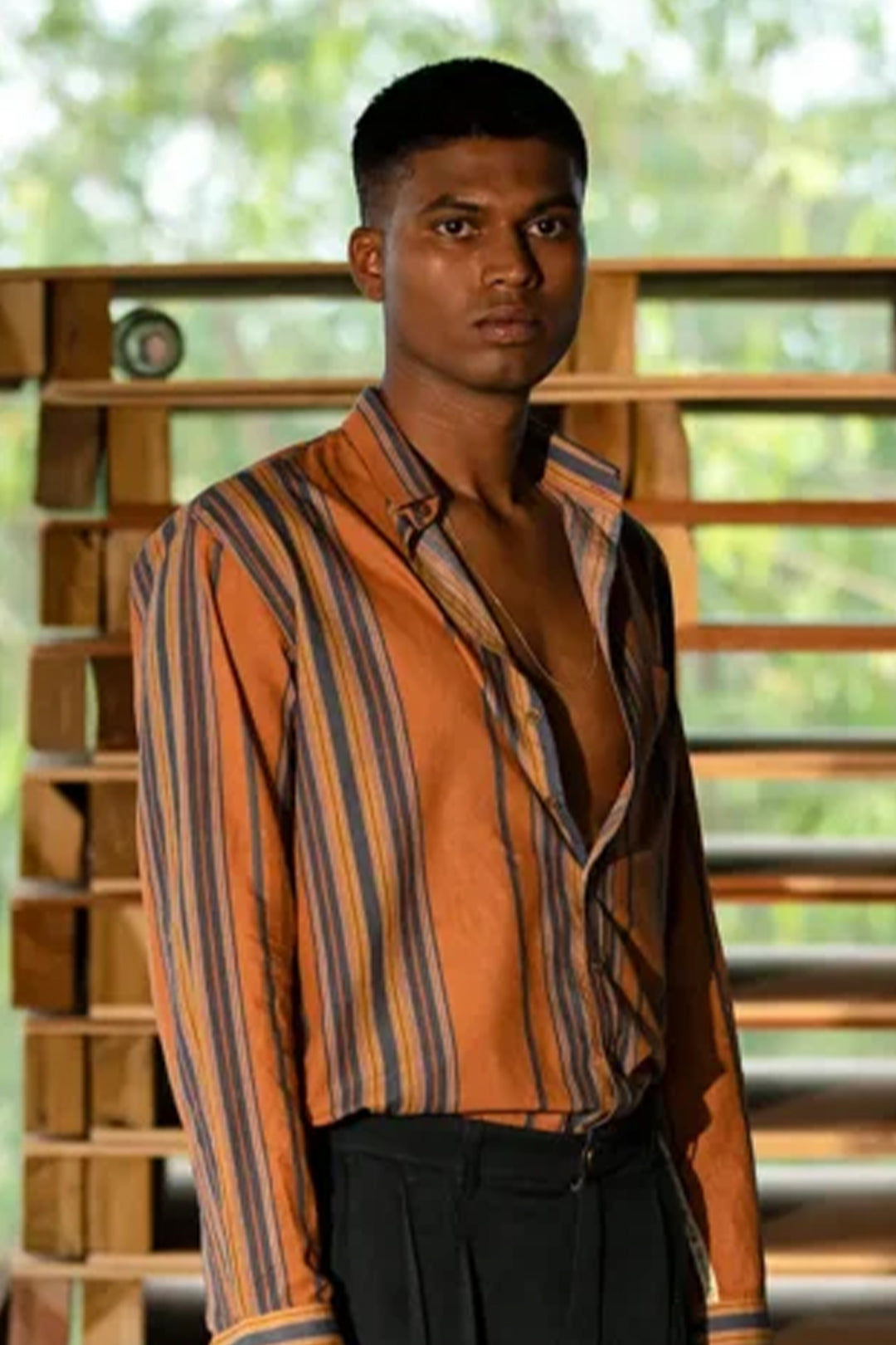 SHEKI STRIPED SHIRT