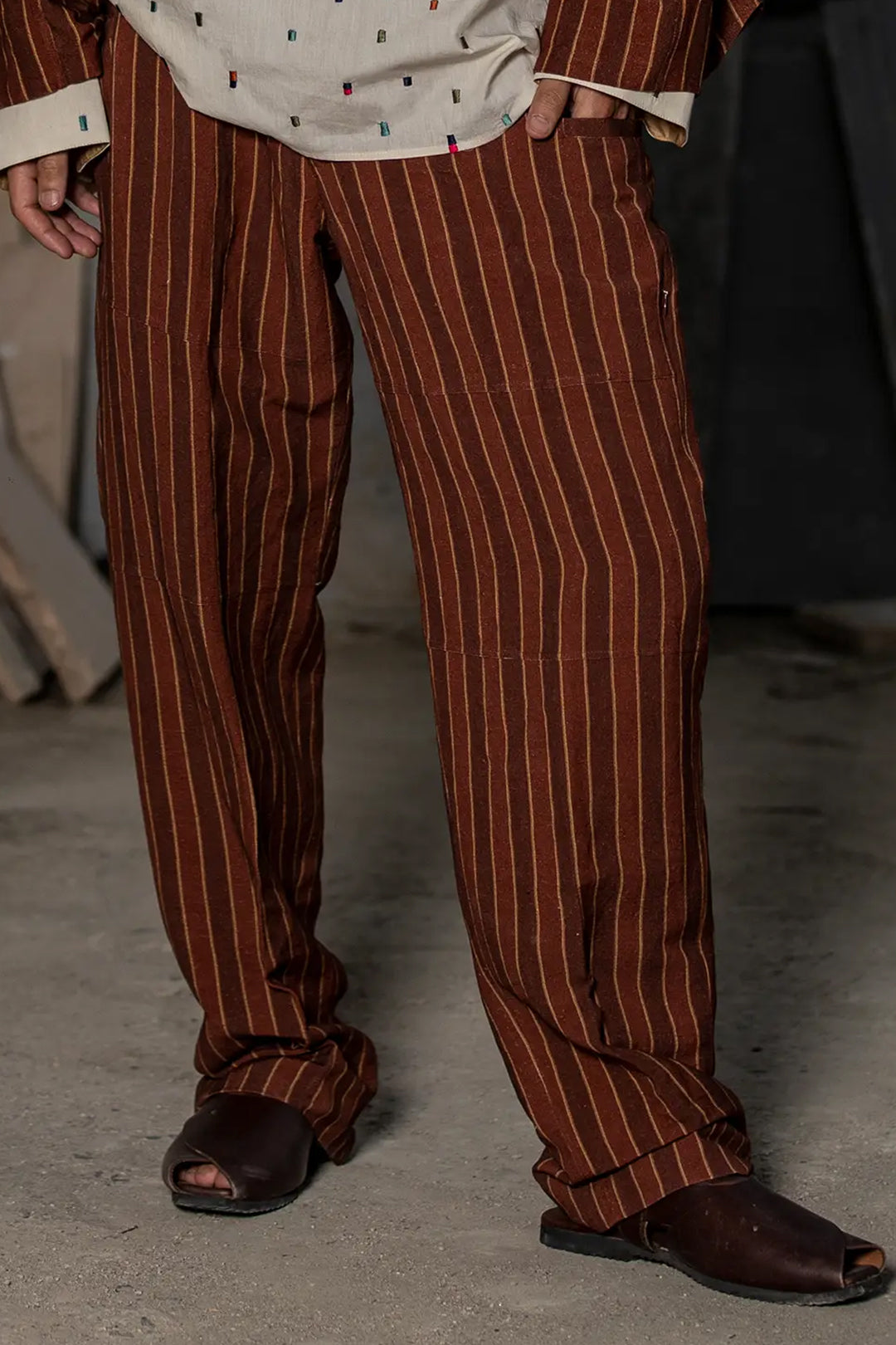 CAVALRY STRIPED PANTS
