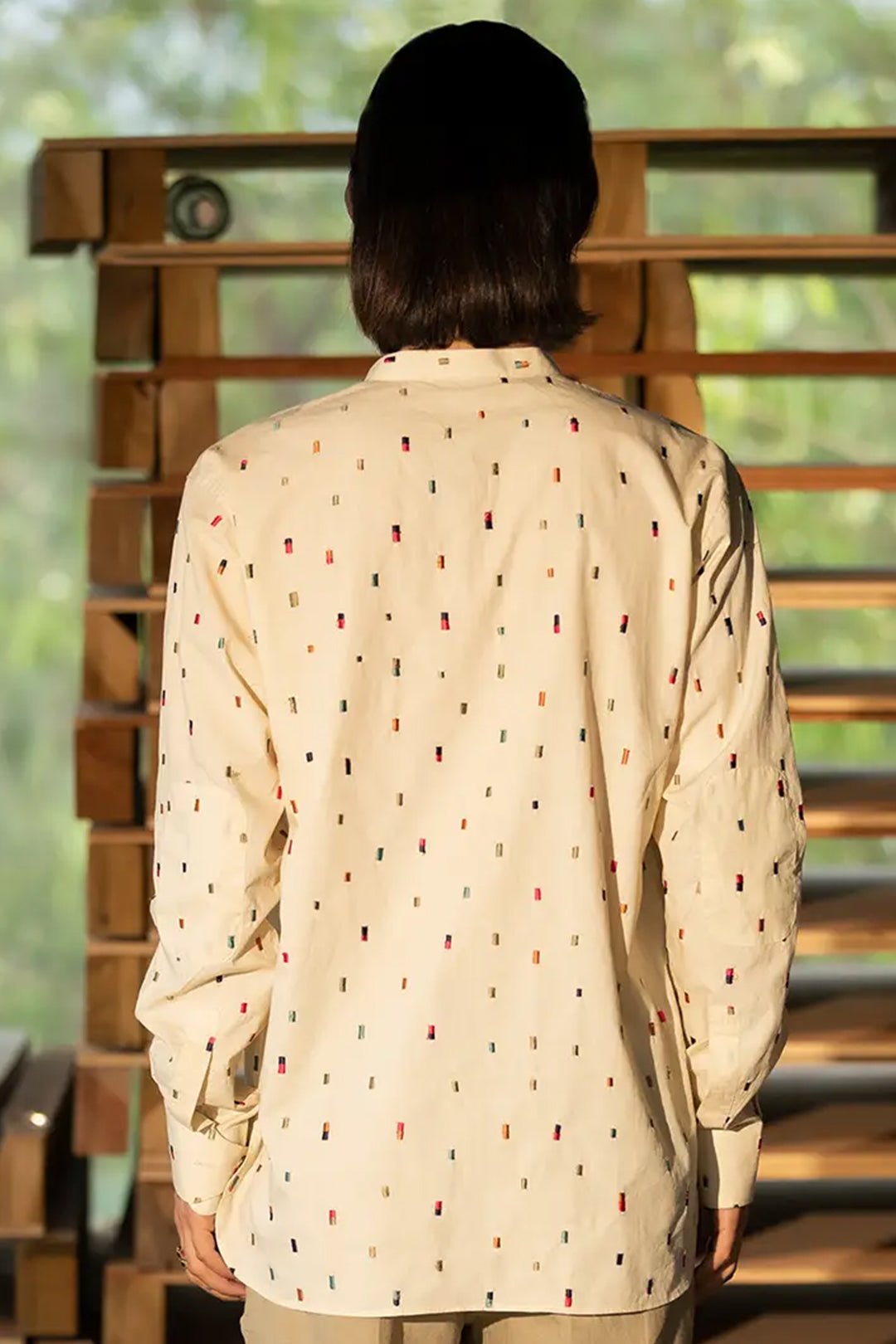 BAZAAR EMBROIDERED SHORT KURTA