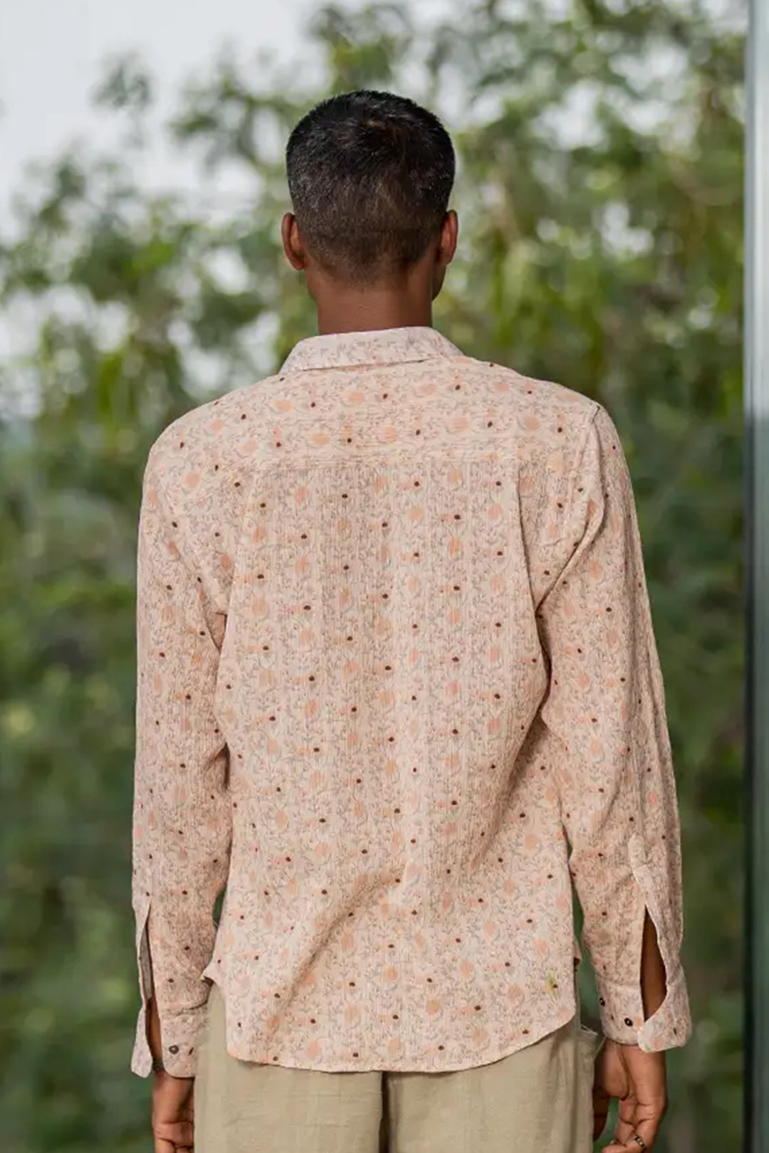 CRINKLED LOTUS SHIRT
