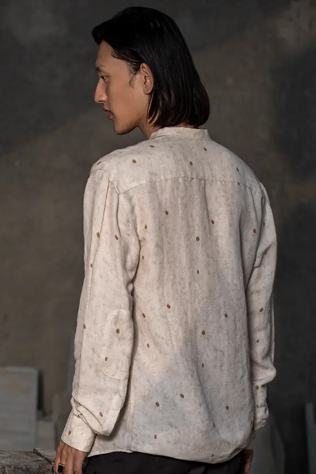 BOUGAINVILLEA LINEN SHIRT