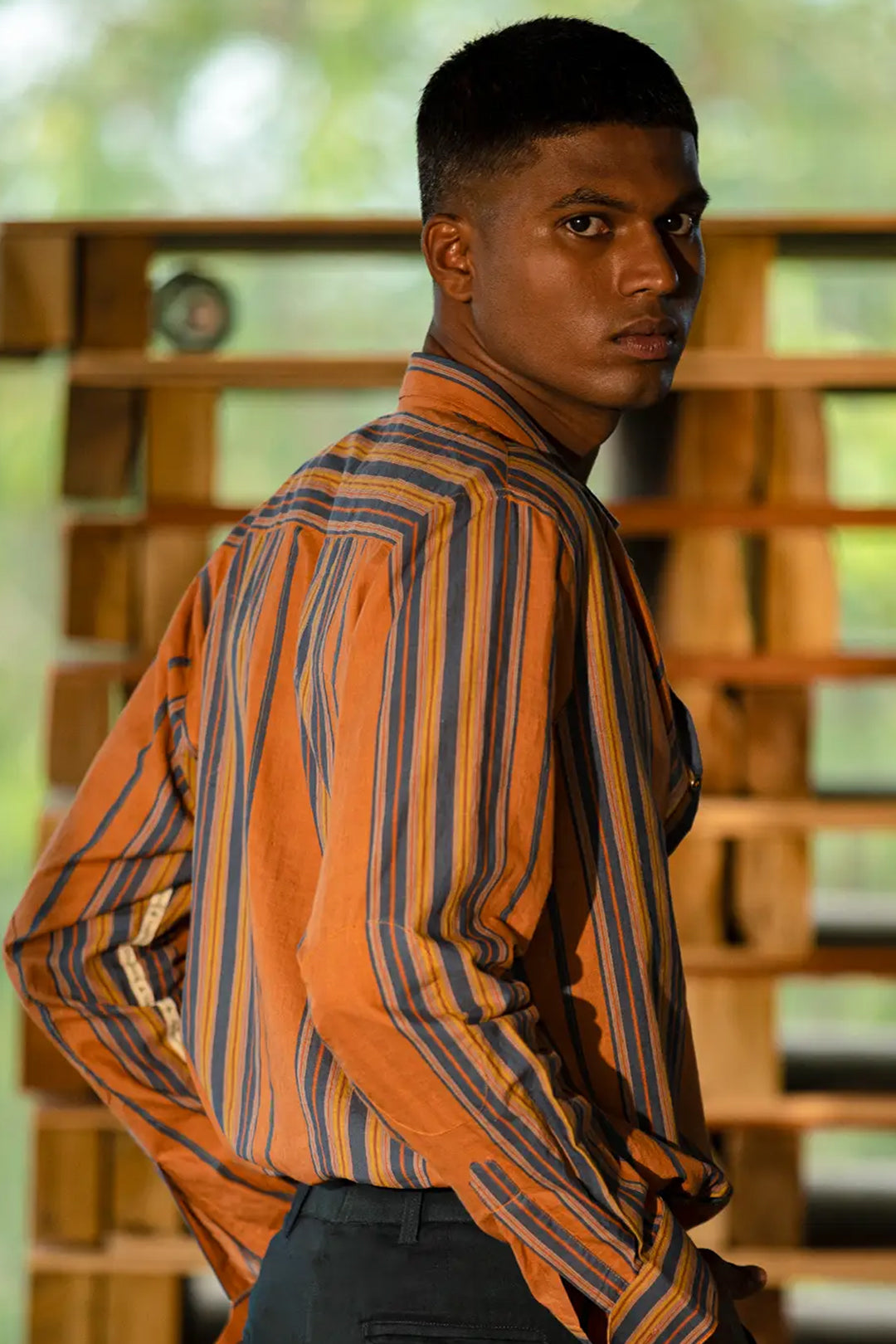 SHEKI STRIPED SHIRT