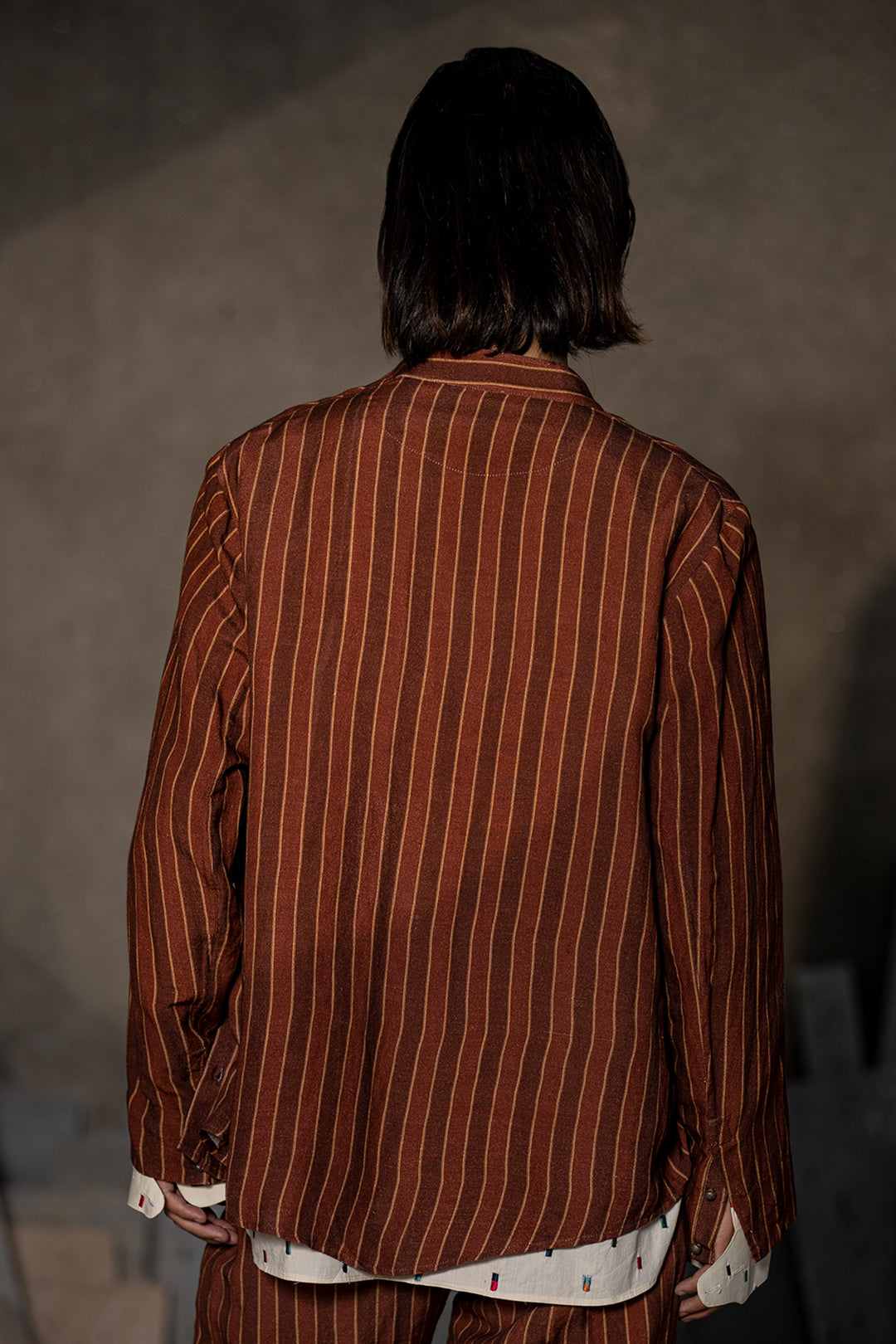 CAVALRY STRIPED SHACKET