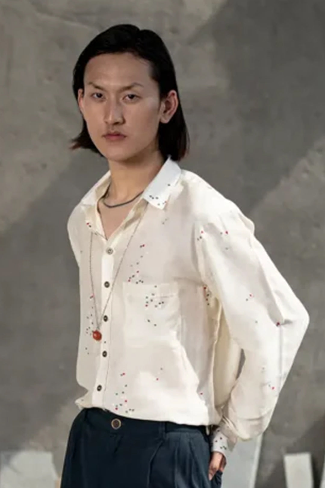 MERCHANT EMBROIDERED SHIRT