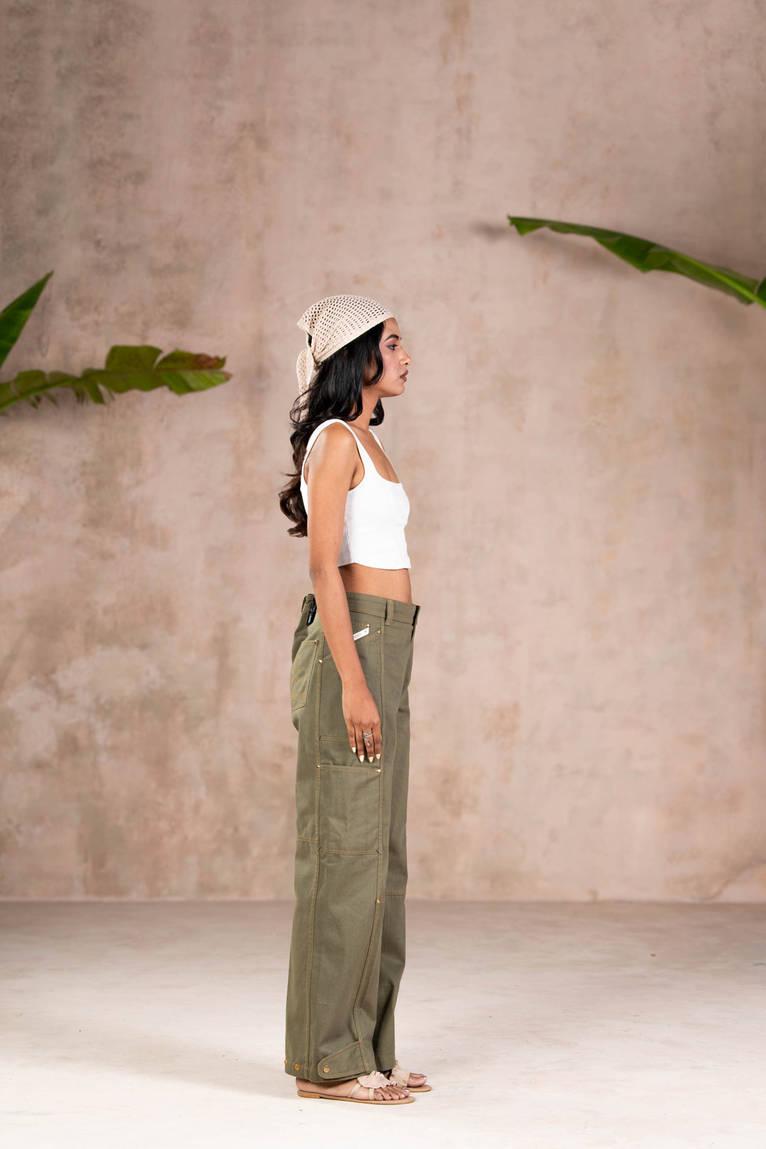 UTILITY OLIVE DENIMS