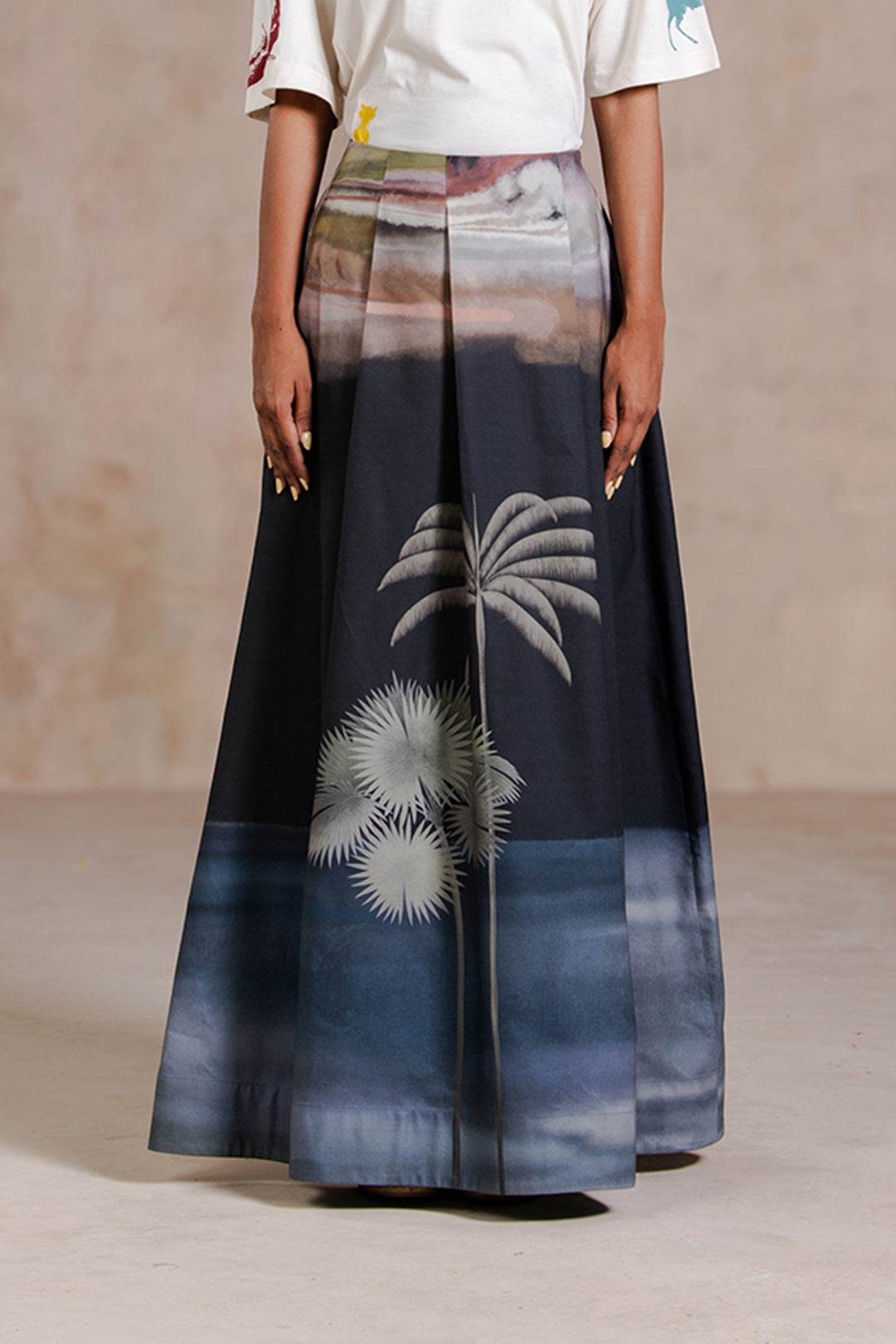 BEACH PALM SKIRT