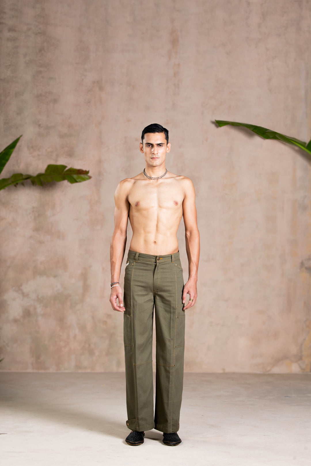 UTILITY OLIVE DENIMS
