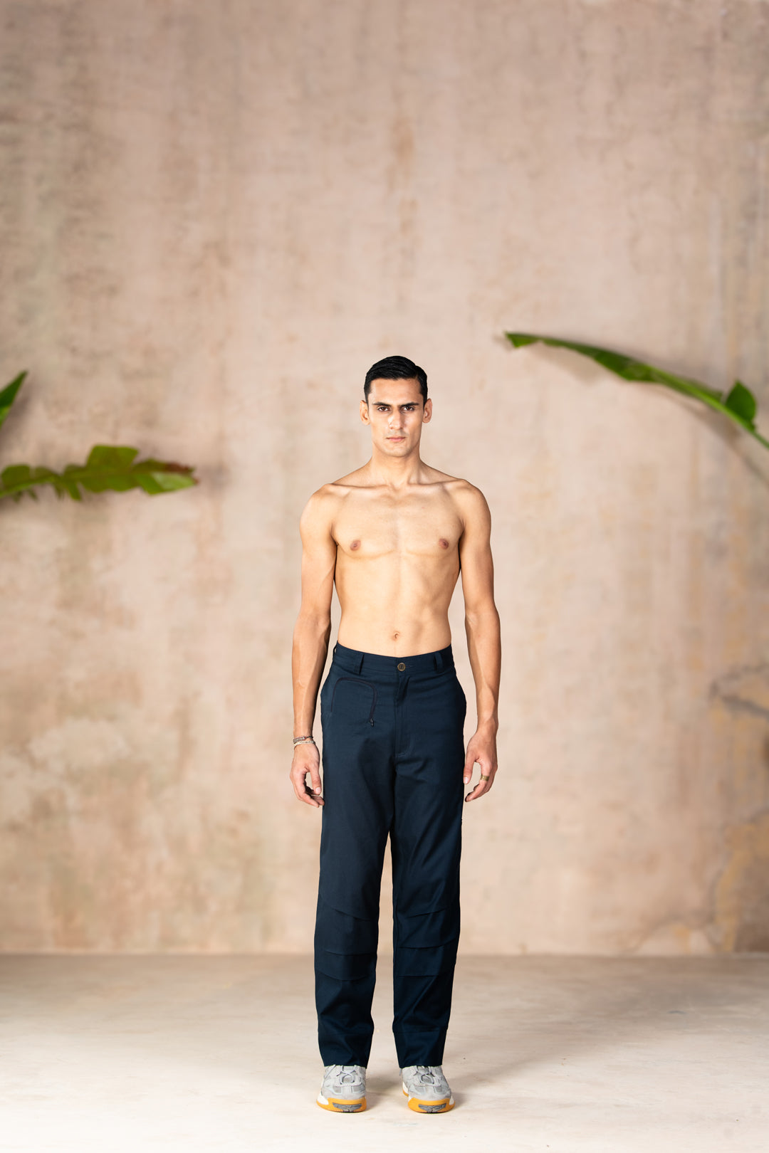 INDIGO PARACHUTE PANTS