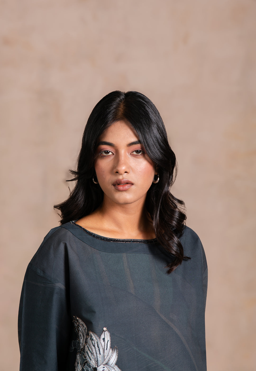 INDIGO PALM BOAT NECK