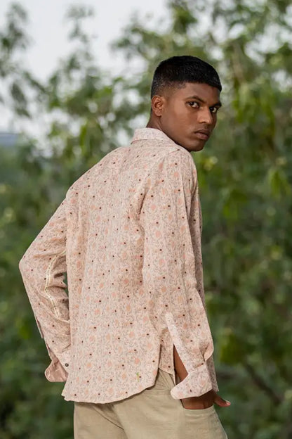 CRINKLED LOTUS SHIRT