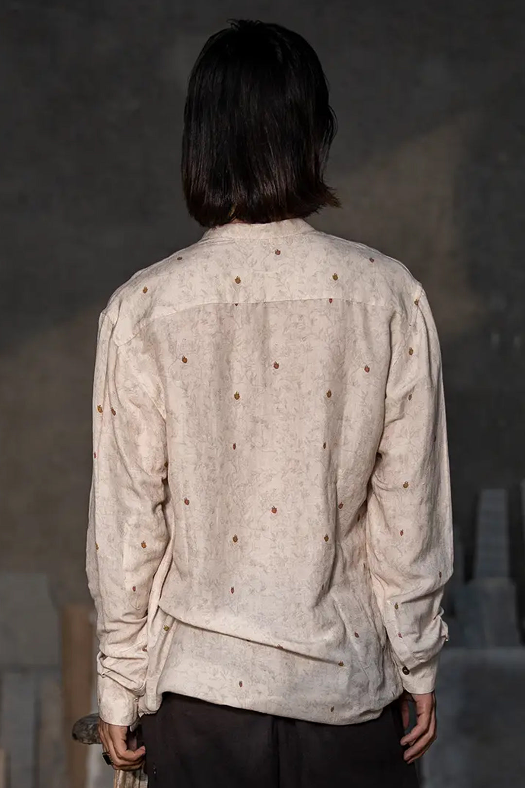 BOUGAINVILLEA LINEN SHIRT