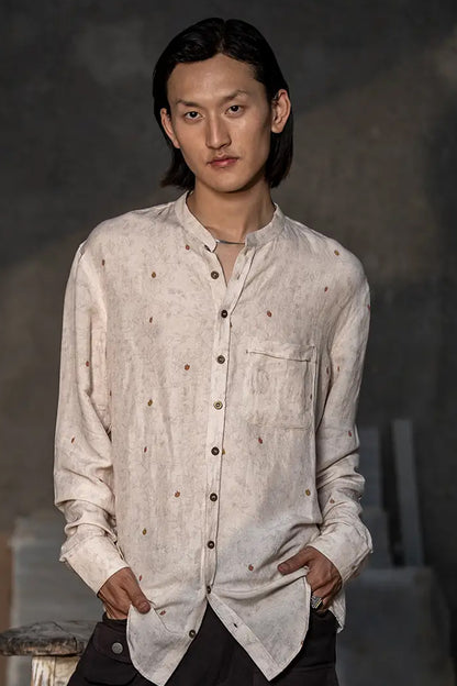 BOUGAINVILLEA LINEN SHIRT