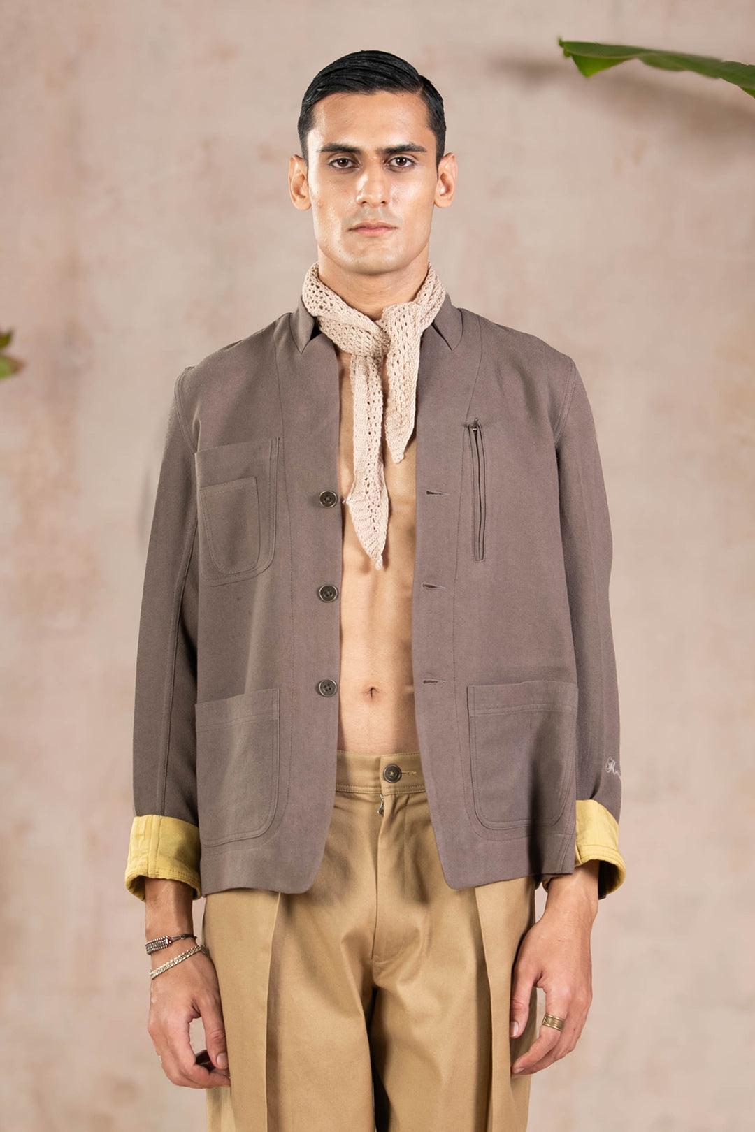 CHARCOAL UTILITY JACKET