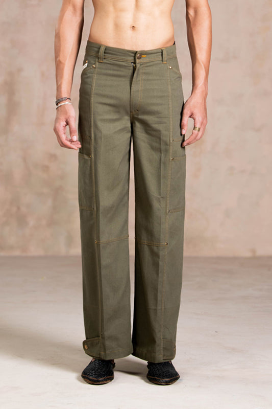 UTILITY OLIVE DENIMS