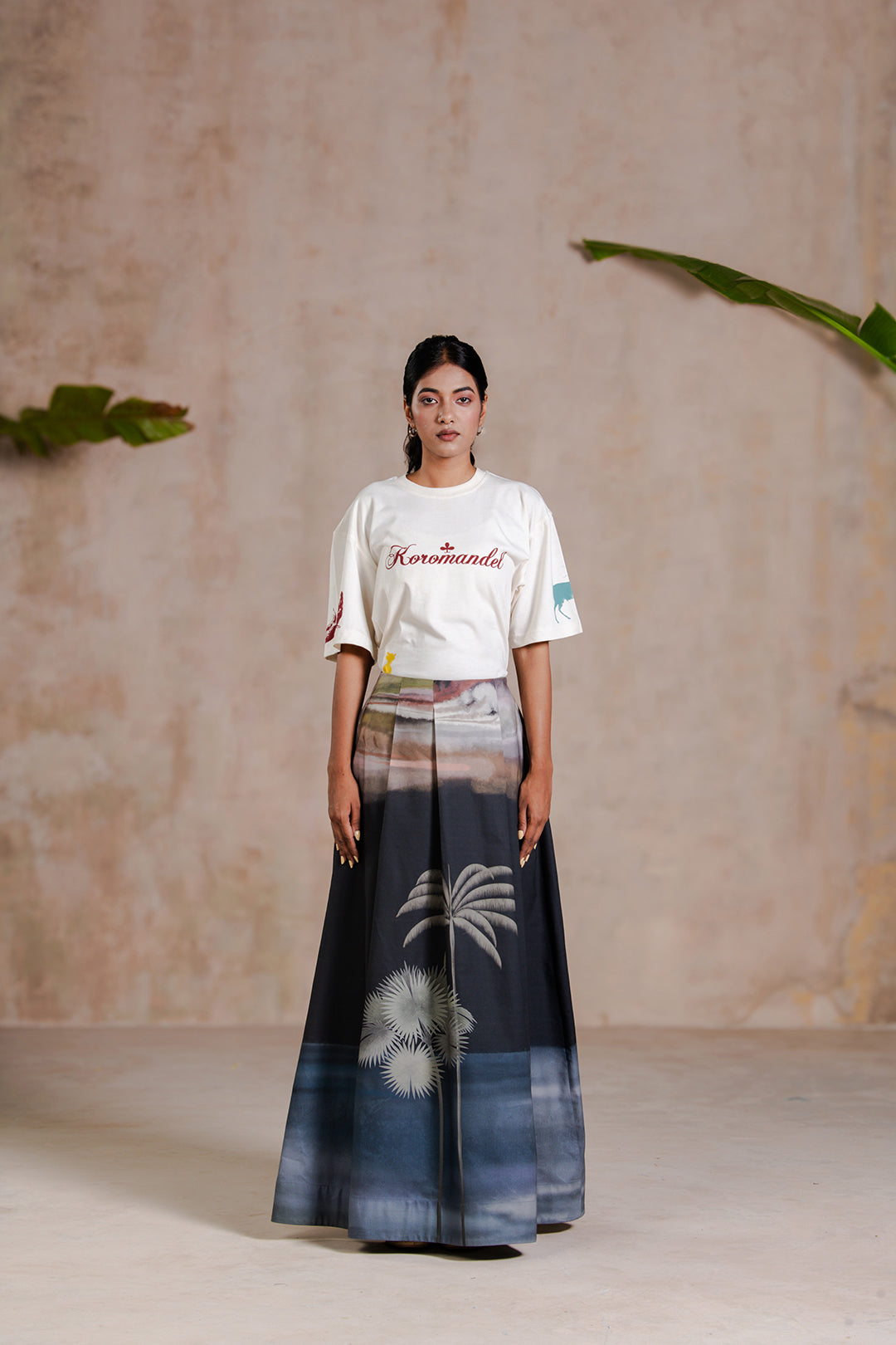BEACH PALM SKIRT