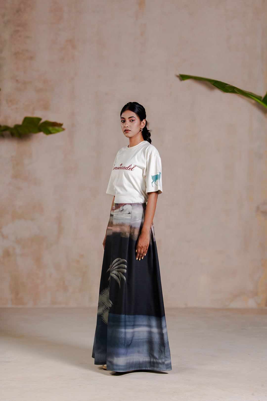 BEACH PALM SKIRT