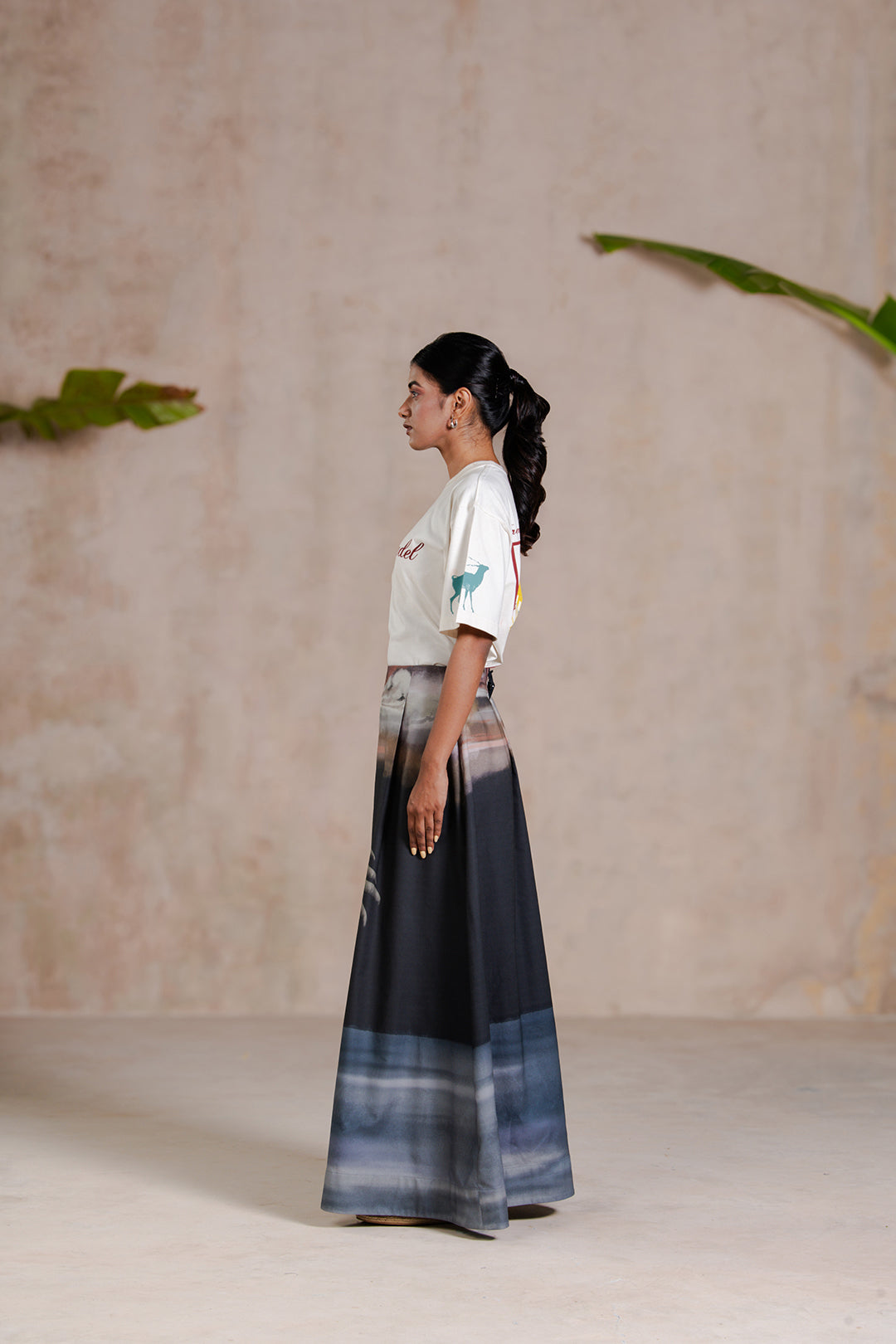 BEACH PALM SKIRT