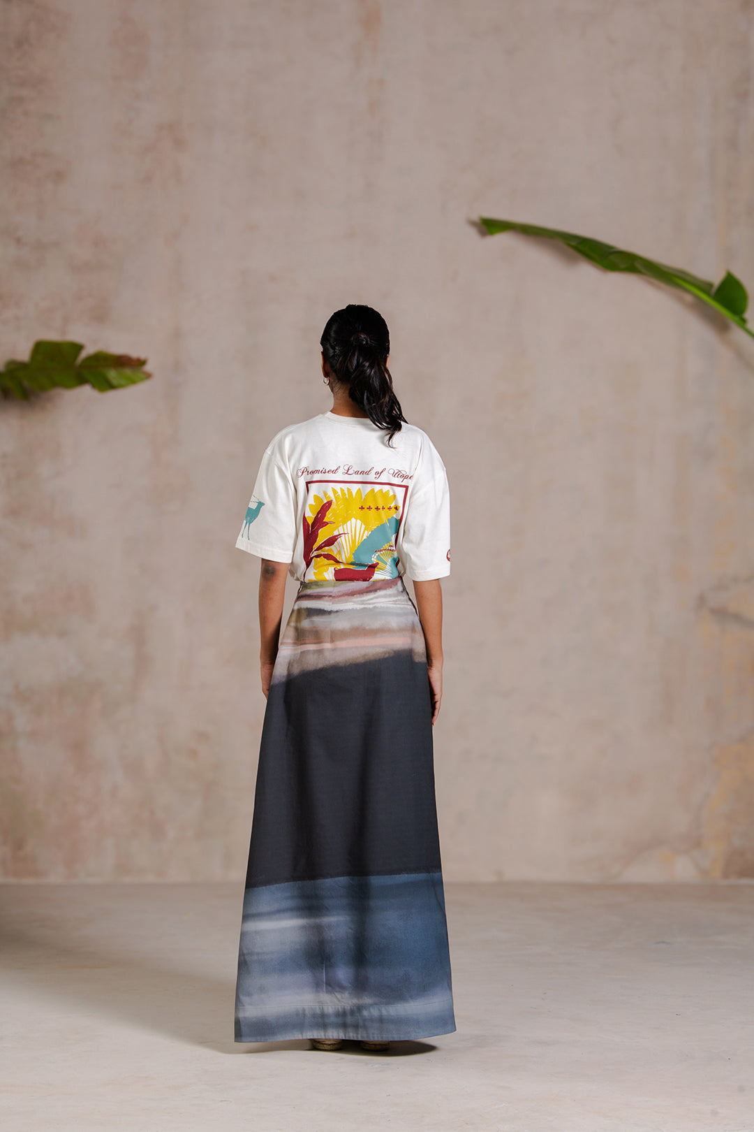 BEACH PALM SKIRT