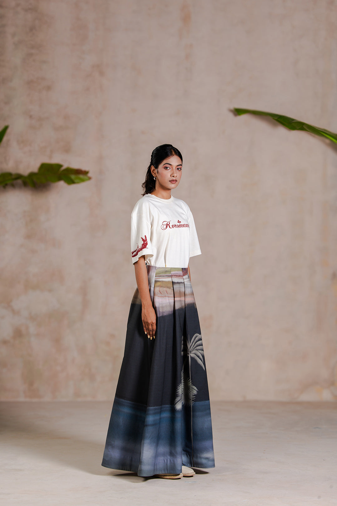 BEACH PALM SKIRT