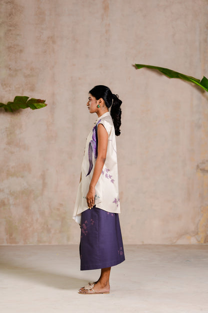 LEAF BUTTER DRESS