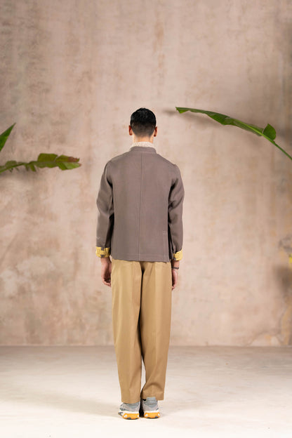 CHARCOAL UTILITY JACKET