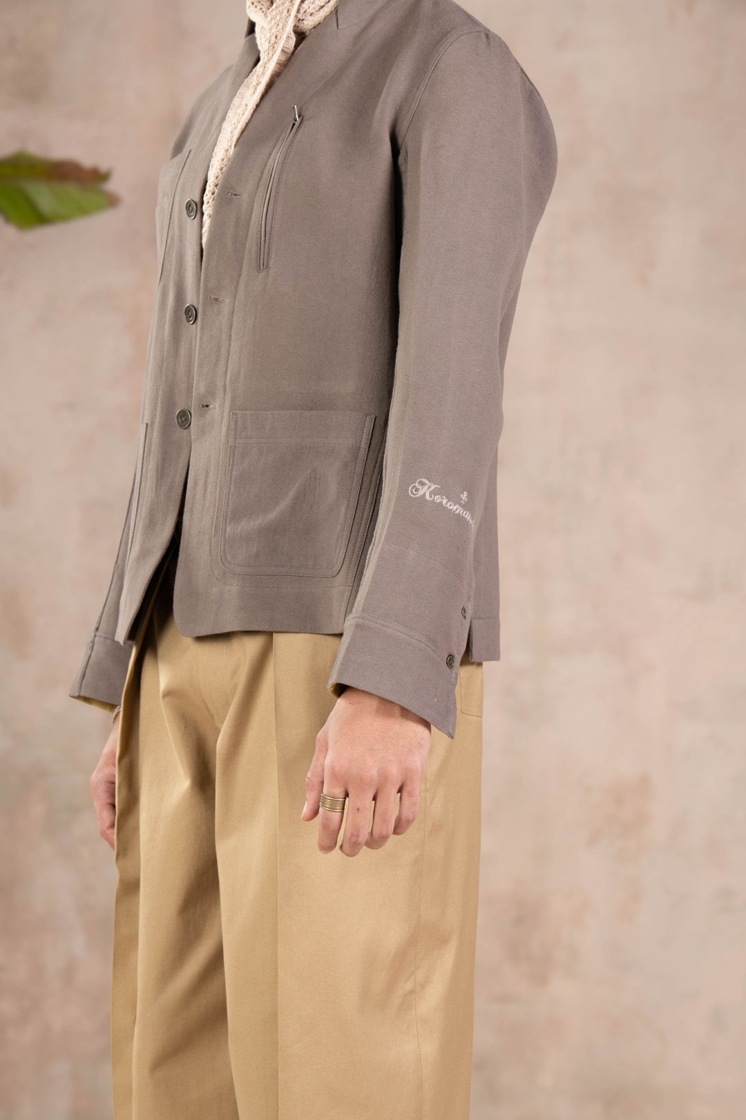 CHARCOAL UTILITY JACKET