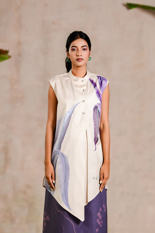 LEAF BUTTER DRESS