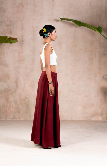 BEACH RED SKIRT