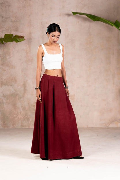 BEACH RED SKIRT