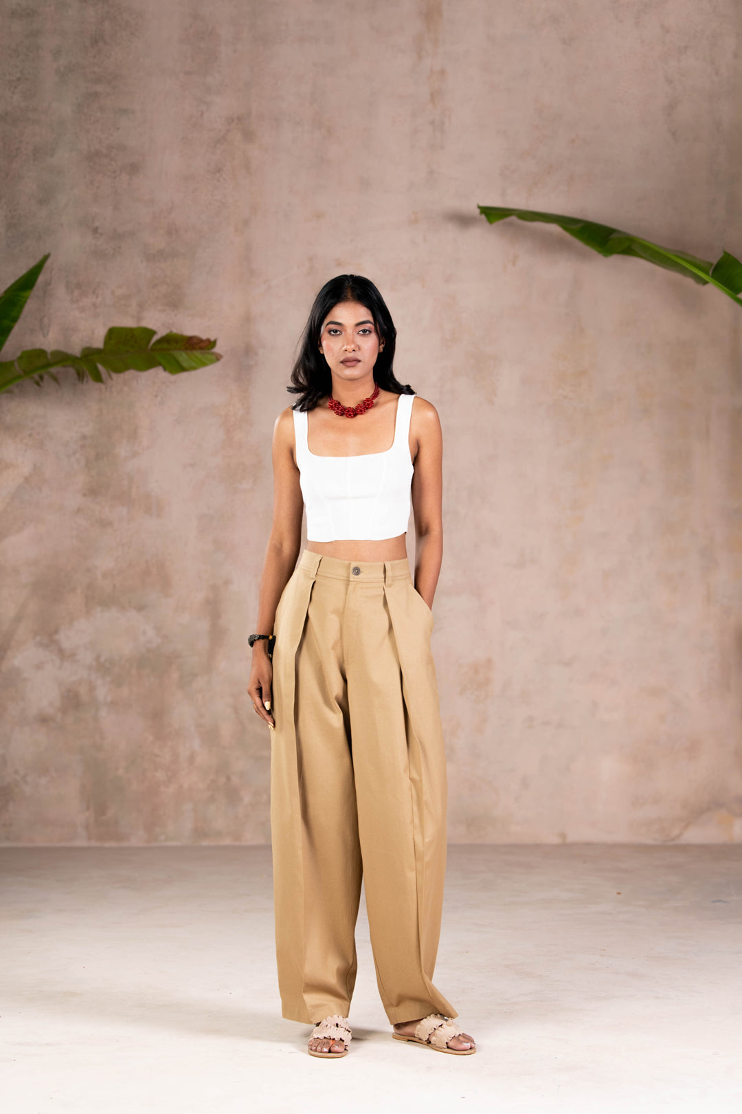 KHAKEE PLEATED PANTS