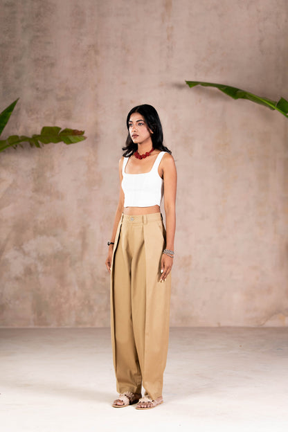 KHAKEE PLEATED PANTS