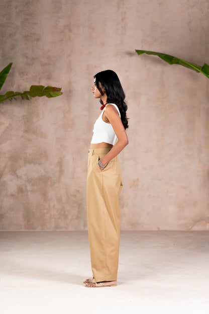 KHAKEE PLEATED PANTS